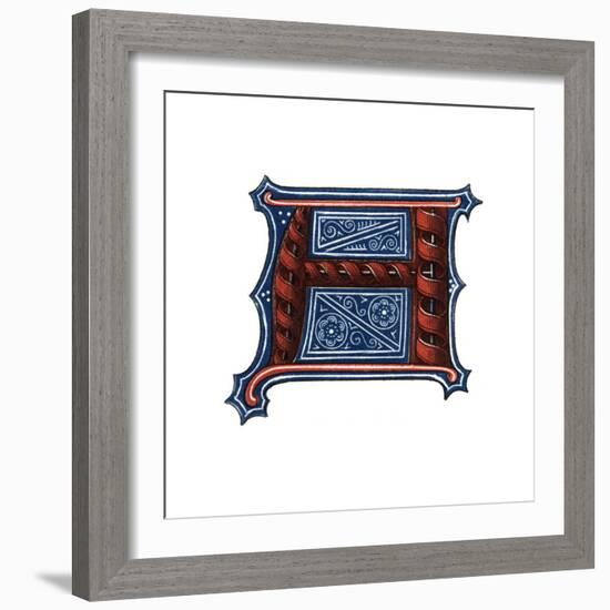 Initial Letter A-Henry Shaw-Framed Giclee Print