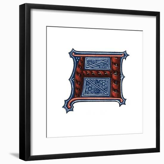 Initial Letter A-Henry Shaw-Framed Giclee Print