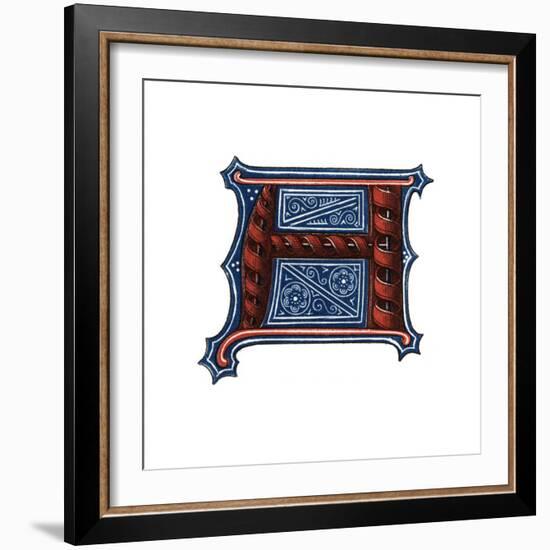 Initial Letter A-Henry Shaw-Framed Giclee Print