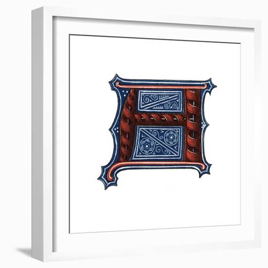 Initial Letter A-Henry Shaw-Framed Giclee Print