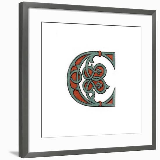 Initial Letter C, 1474-Henry Shaw-Framed Giclee Print