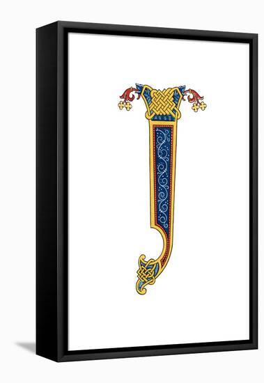 Initial Letter I, 10th Century-Henry Shaw-Framed Premier Image Canvas