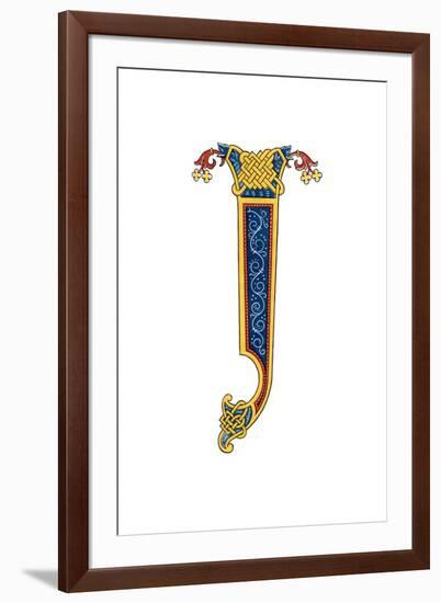 Initial Letter I, 10th Century-Henry Shaw-Framed Giclee Print