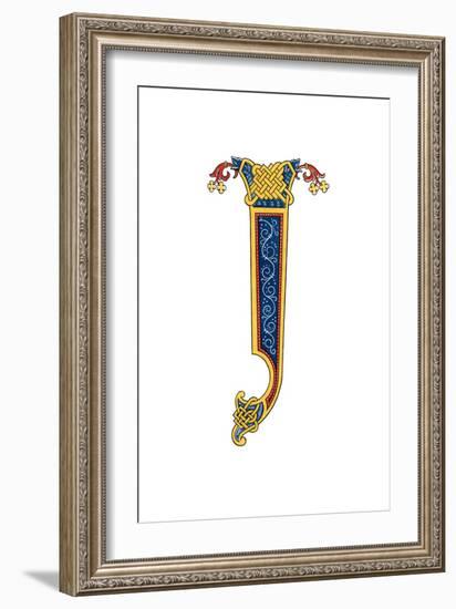 Initial Letter I, 10th Century-Henry Shaw-Framed Giclee Print