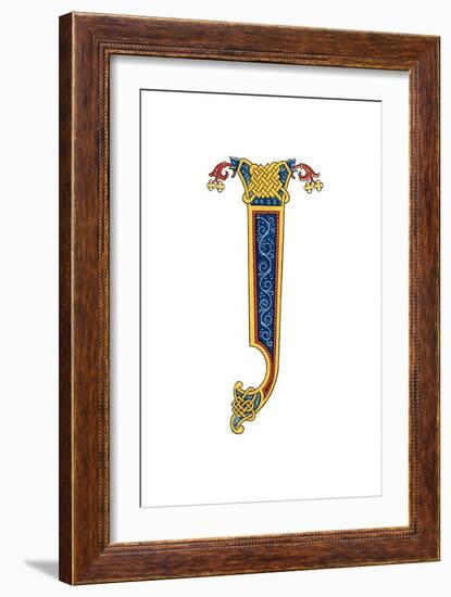 Initial Letter I, 10th Century-Henry Shaw-Framed Giclee Print