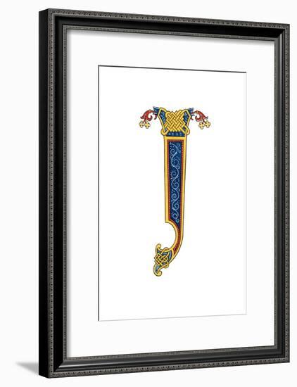 Initial Letter I, 10th Century-Henry Shaw-Framed Giclee Print