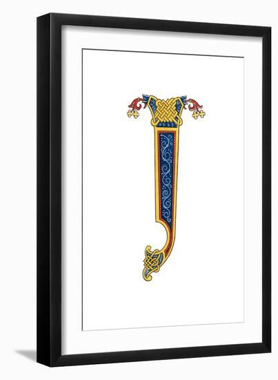 Initial Letter I, 10th Century-Henry Shaw-Framed Giclee Print