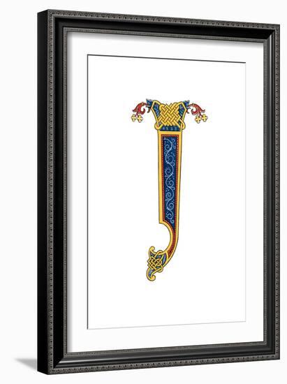 Initial Letter I, 10th Century-Henry Shaw-Framed Giclee Print