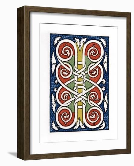 Initial Letter I, 1476-Henry Shaw-Framed Giclee Print