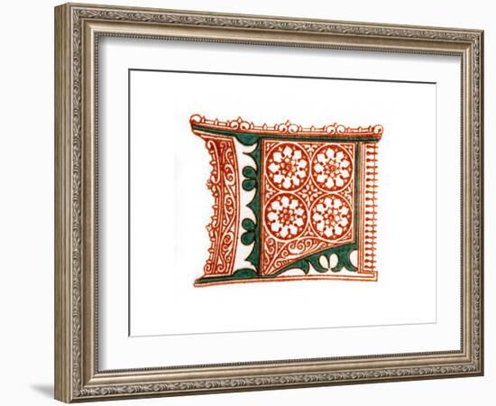 Initial Letter L-Henry Shaw-Framed Giclee Print