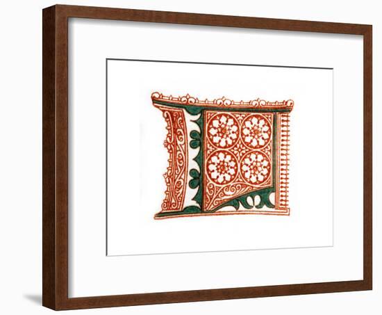 Initial Letter L-Henry Shaw-Framed Giclee Print