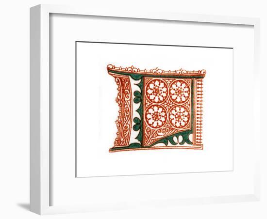 Initial Letter L-Henry Shaw-Framed Giclee Print