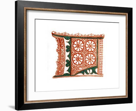 Initial Letter L-Henry Shaw-Framed Giclee Print