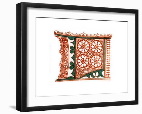 Initial Letter L-Henry Shaw-Framed Giclee Print