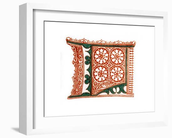 Initial Letter L-Henry Shaw-Framed Giclee Print