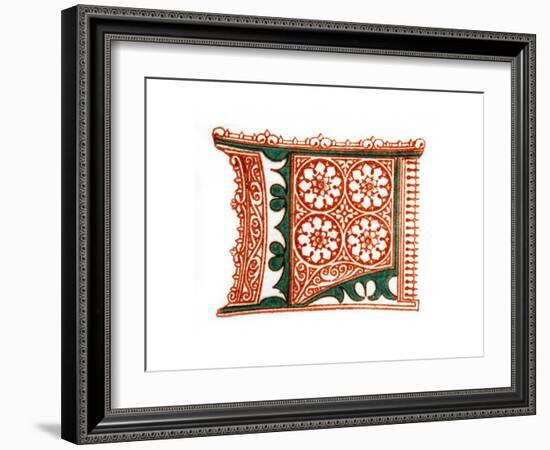 Initial Letter L-Henry Shaw-Framed Giclee Print