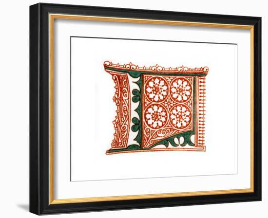 Initial Letter L-Henry Shaw-Framed Giclee Print