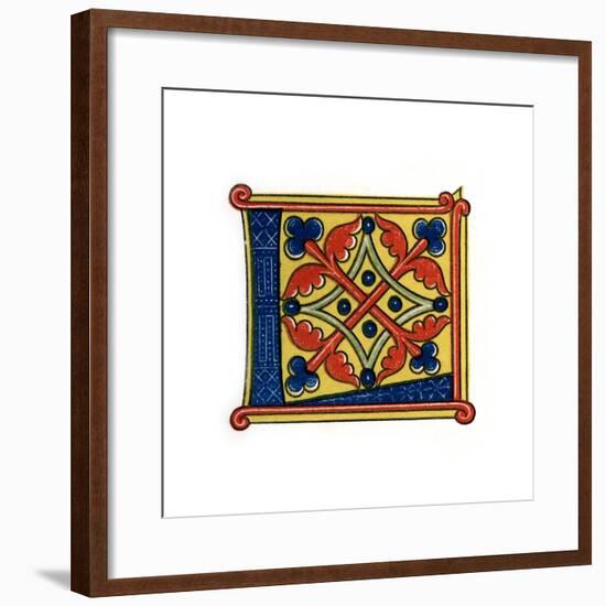 Initial Letter L-Henry Shaw-Framed Giclee Print