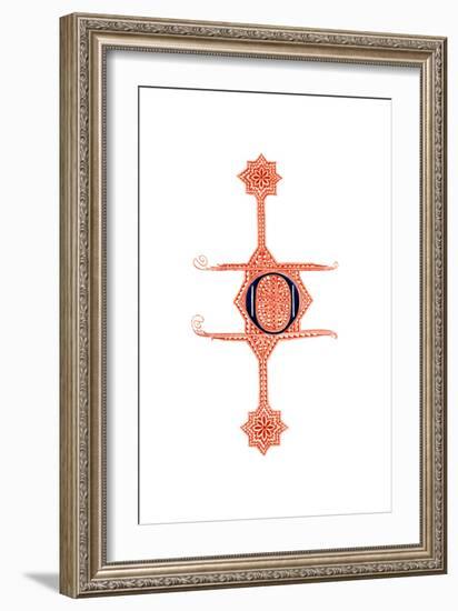 Initial Letter O, 14th Century-Henry Shaw-Framed Giclee Print
