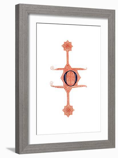 Initial Letter O, 14th Century-Henry Shaw-Framed Giclee Print