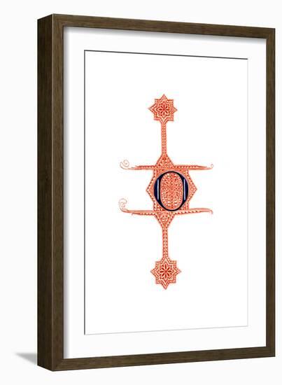Initial Letter O, 14th Century-Henry Shaw-Framed Giclee Print