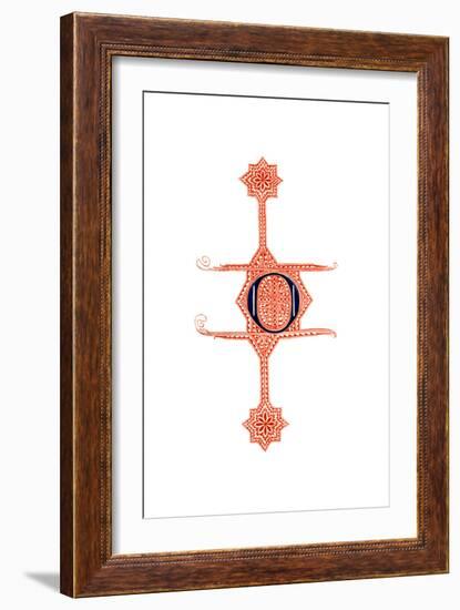 Initial Letter O, 14th Century-Henry Shaw-Framed Giclee Print