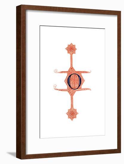 Initial Letter O, 14th Century-Henry Shaw-Framed Giclee Print