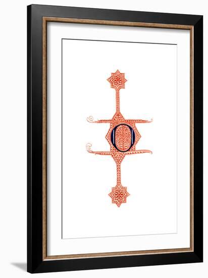 Initial Letter O, 14th Century-Henry Shaw-Framed Giclee Print