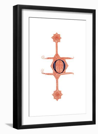 Initial Letter O, 14th Century-Henry Shaw-Framed Giclee Print