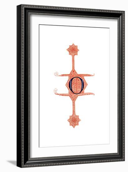 Initial Letter O, 14th Century-Henry Shaw-Framed Giclee Print