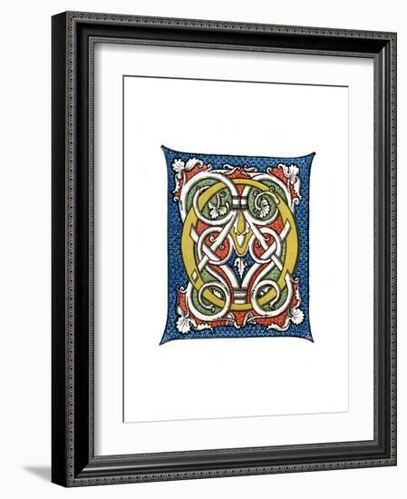 Initial Letter O, C15th Century-Henry Shaw-Framed Giclee Print