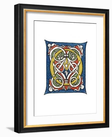 Initial Letter O, C15th Century-Henry Shaw-Framed Giclee Print