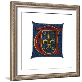 Initial Letter T, C16th Century?-Henry Shaw-Framed Giclee Print