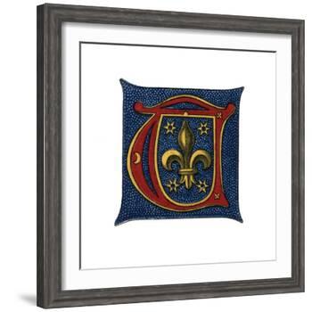 Initial Letter T, C16th Century?-Henry Shaw-Framed Giclee Print