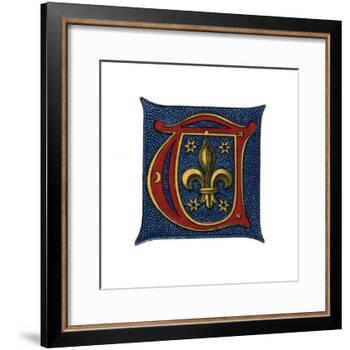 Initial Letter T, C16th Century?-Henry Shaw-Framed Giclee Print