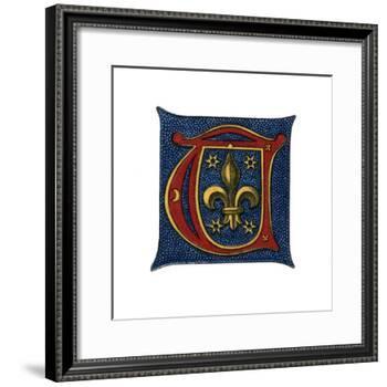 Initial Letter T, C16th Century?-Henry Shaw-Framed Giclee Print