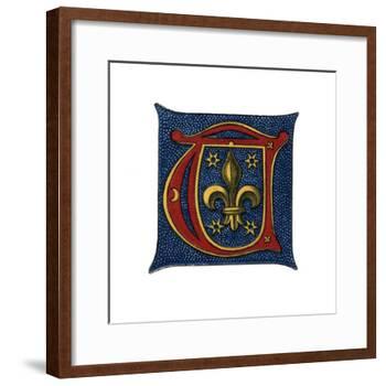 Initial Letter T, C16th Century?-Henry Shaw-Framed Giclee Print