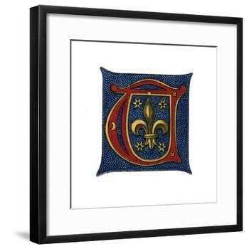 Initial Letter T, C16th Century?-Henry Shaw-Framed Giclee Print