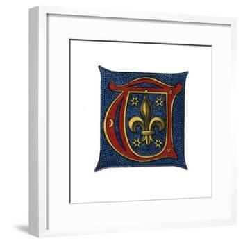 Initial Letter T, C16th Century?-Henry Shaw-Framed Giclee Print