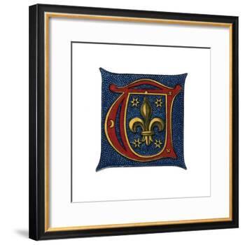 Initial Letter T, C16th Century?-Henry Shaw-Framed Giclee Print