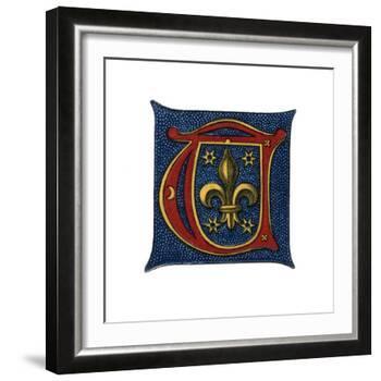 Initial Letter T, C16th Century?-Henry Shaw-Framed Giclee Print