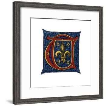 Initial Letter T, C16th Century?-Henry Shaw-Framed Giclee Print