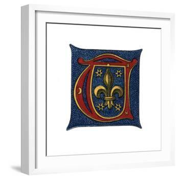 Initial Letter T, C16th Century?-Henry Shaw-Framed Giclee Print