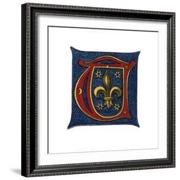 Initial Letter T, C16th Century?-Henry Shaw-Framed Giclee Print
