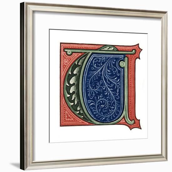 Initial Letter T-Henry Shaw-Framed Giclee Print