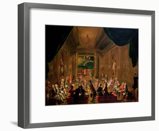 Initiation Ceremony in a Viennese Masonic Lodge During the Reign of Joseph II-Ignaz Unterberger-Framed Giclee Print