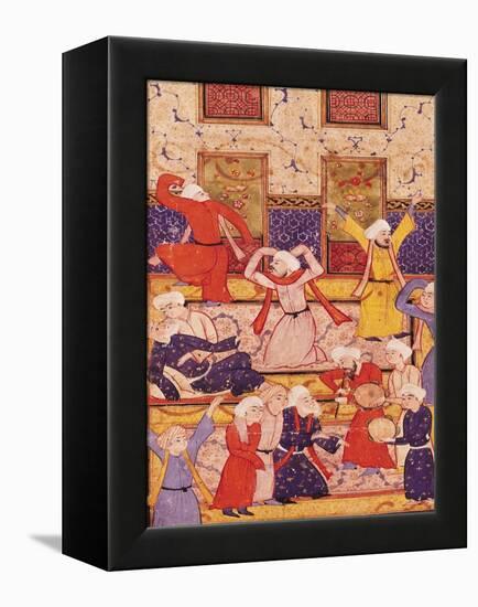 Initiation Dance, from a Book of Poems by Hafiz Shirazi-null-Framed Premier Image Canvas