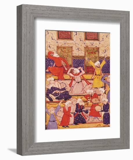 Initiation Dance, from a Book of Poems by Hafiz Shirazi--Framed Giclee Print