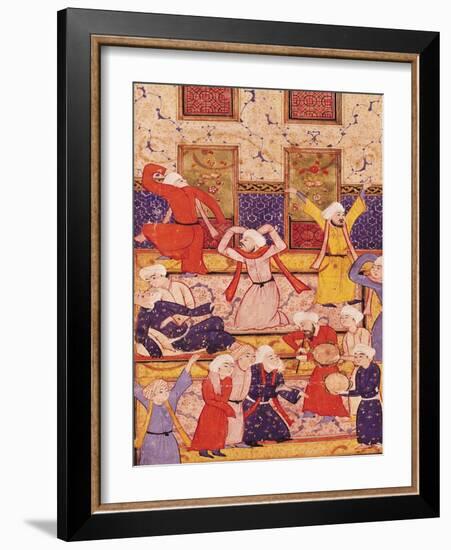 Initiation Dance, from a Book of Poems by Hafiz Shirazi-null-Framed Giclee Print