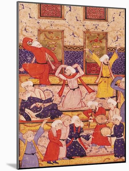 Initiation Dance, from a Book of Poems by Hafiz Shirazi-null-Mounted Giclee Print